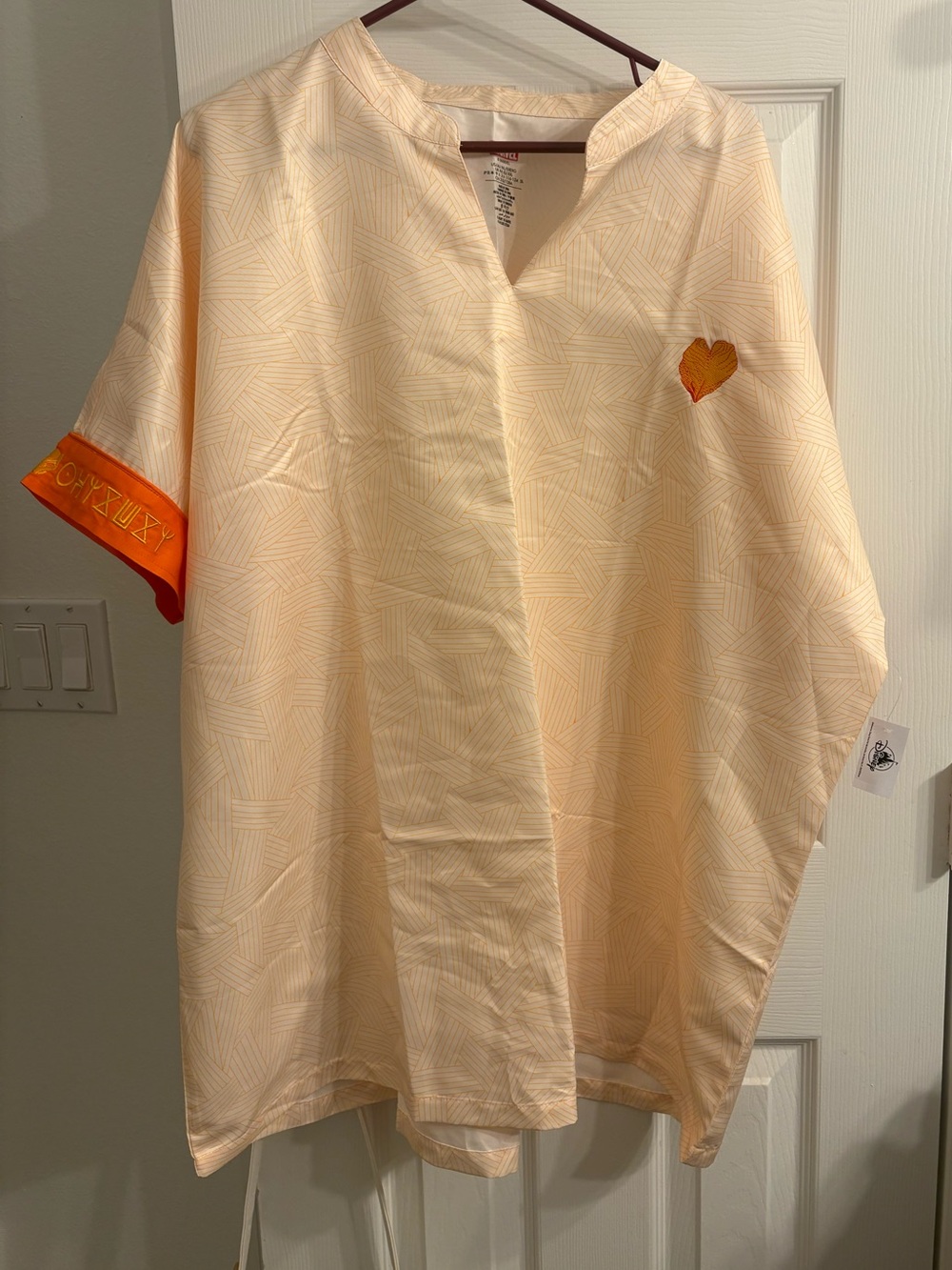 Women’s Marvel  Short-Sleeve Shirt with Orange Accent
